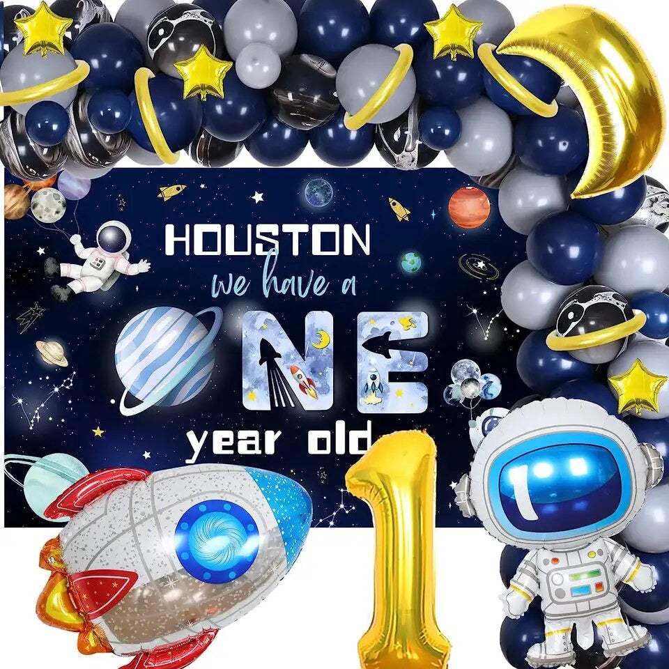 Lunar Landing Bash: Houston We Have a One-Year-Old - Party Kit