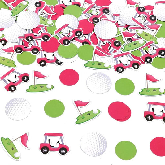 Fairway Fantasy: Girls' Golf Themed Birthday - Confetti