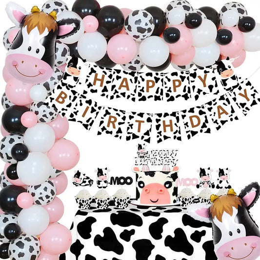 Farmyard Frolic: Pretty in Pink Cow - Party Kit