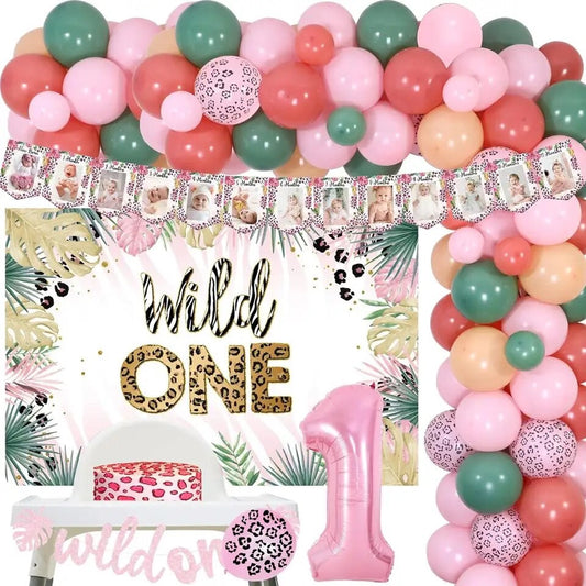 Cheetah Chic Celebration: Wild One Jungle - Party Kit