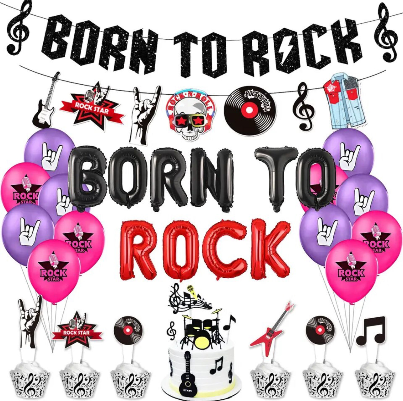 Little Rockstar: Born to Rock Birthday Bash - Party Kit