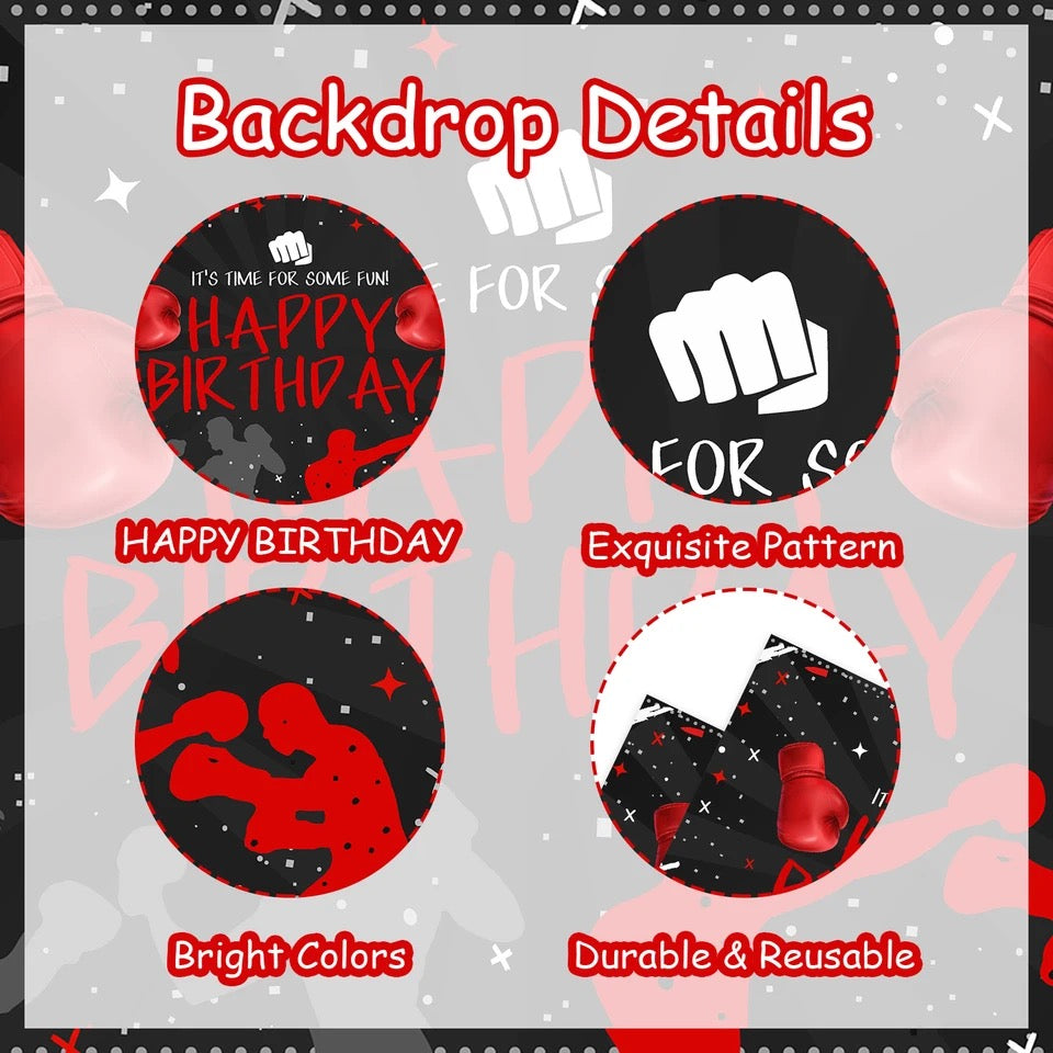 Knockout Celebration: Boxing Themed Birthday Bash - Party Kit