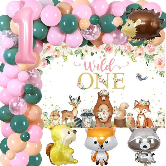 Into the Wild: Woodland 1st Birthday - Party Kit