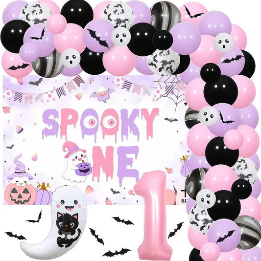 Spooky Sweetness: 'My First Boo' Halloween 1st Birthday - Party Kit