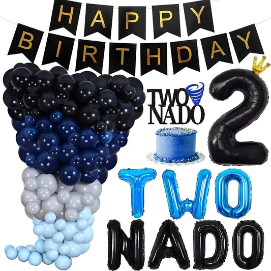 Twister TWO-NADO Celebration - Wild Weather 2nd Birthday - Party Kit