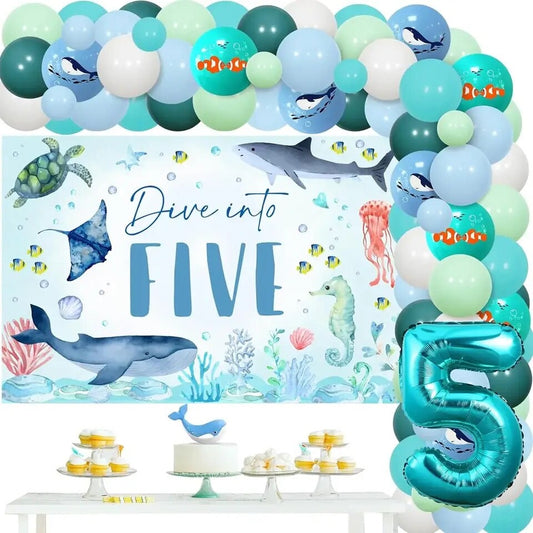 Aquatic Adventure: 'Dive Into Five' Ocean Excursion - Party Kit