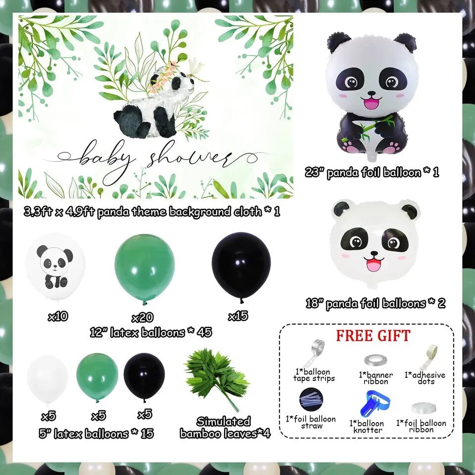 Panda Paradise: 'Bamboo Forest Bash' Baby Shower - Party Kit