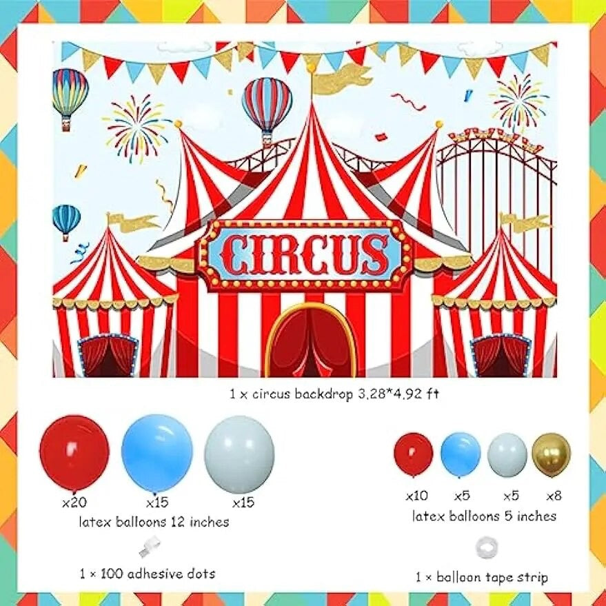 Big Top Extravaganza: Circus Carnival Spectacle - Balloon Kit