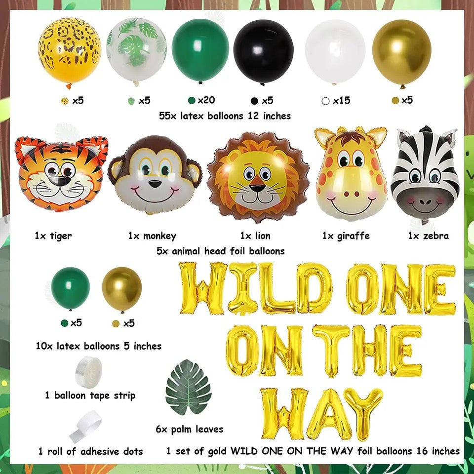 Safari Soiree: 'Wild One Awaits' - Party Kit