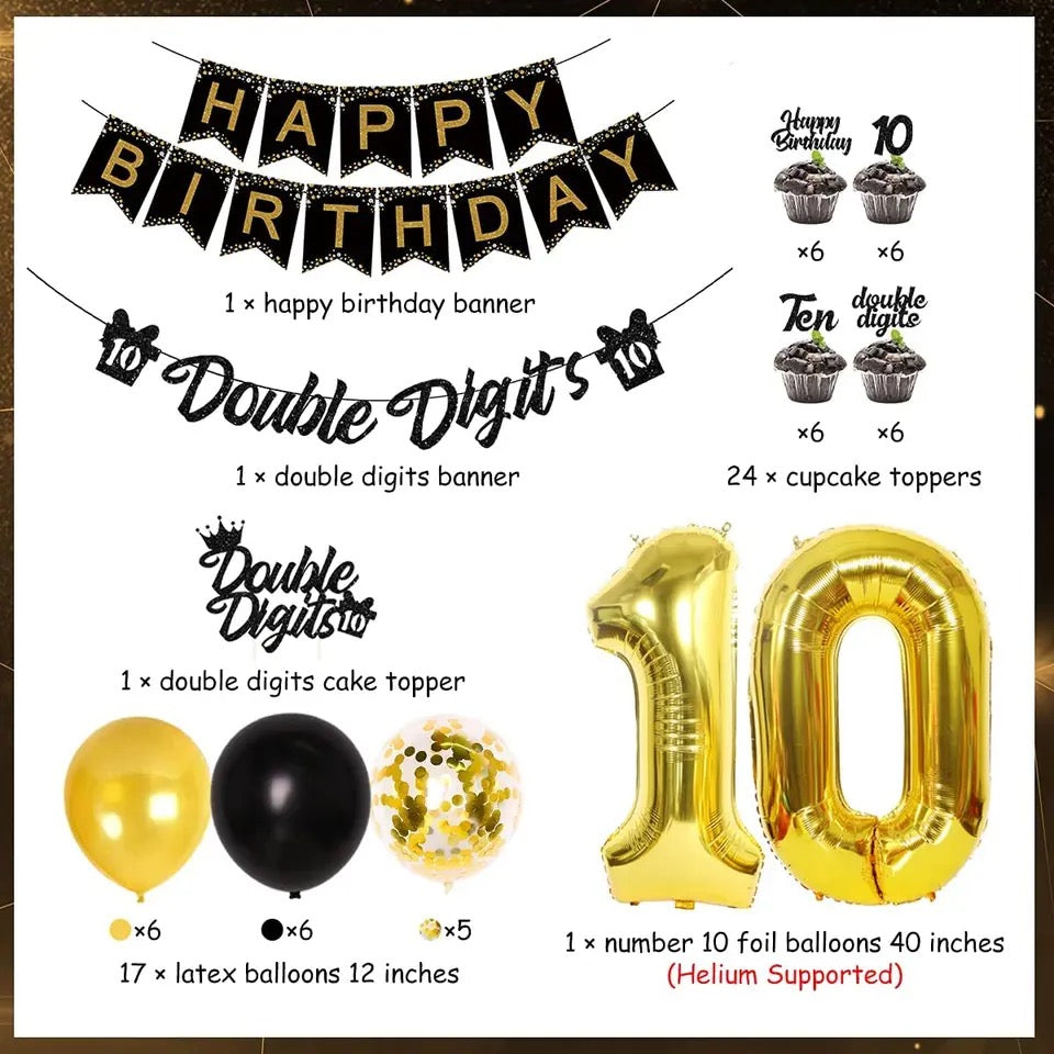 Decade of Elegance: 'Golden Jubilee 10' - Party Kit