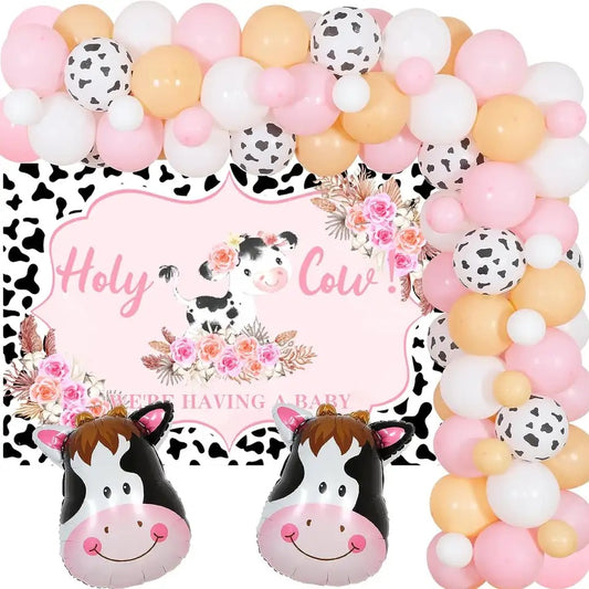 Pastel Pasture: 'Holy Cow, It's a Girl!' - Party Kit