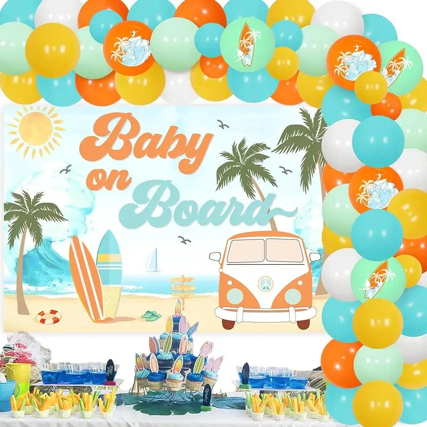 Surf's Up Celebration: Baby on Board - Party Kit