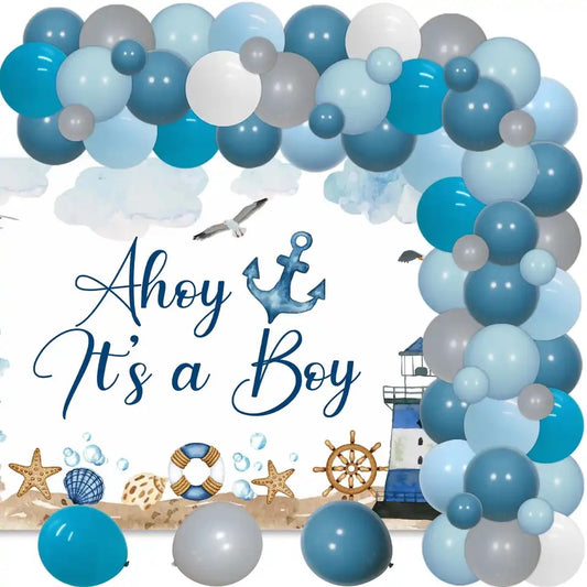 Ahoy, Little Sailor: 'It's A Boy' Nautical - Party Kit