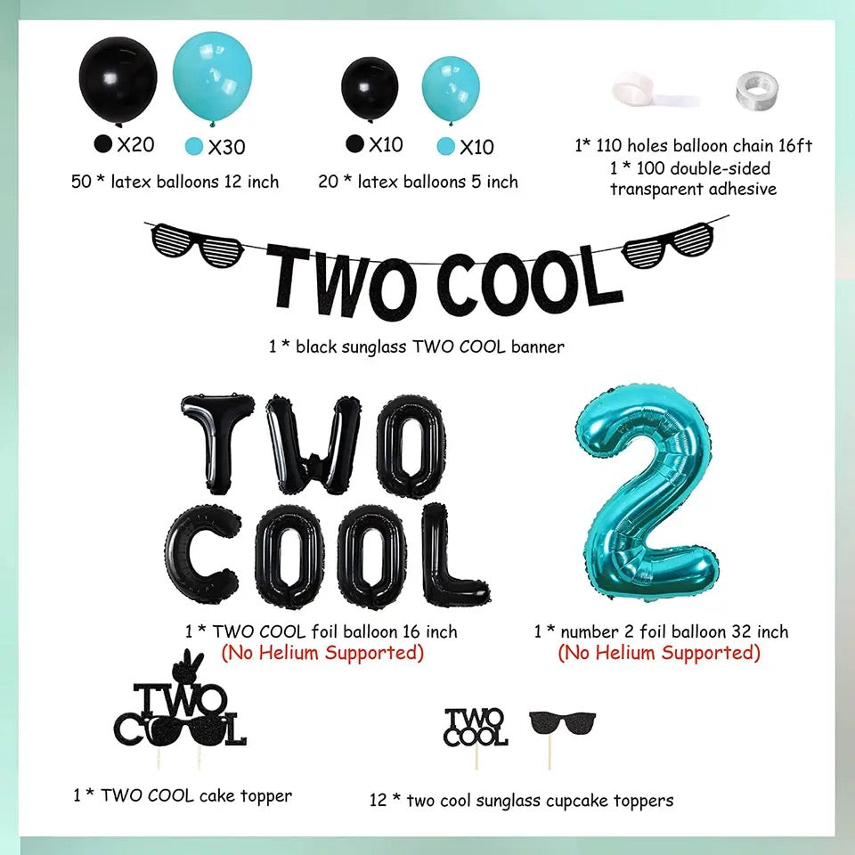 Terrific Twos Celebration: 'Two Cool' 2nd Birthday - Party Kit