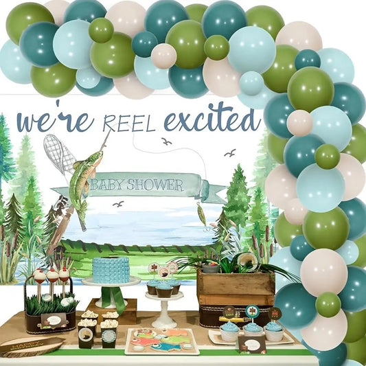 Little Angler's Arrival: 'Gone Fishing' Baby Shower - Party Kit