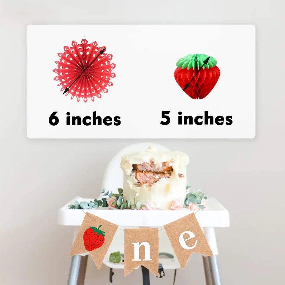 Berry Sweet One: Strawberry 1st Birthday - Party Kit