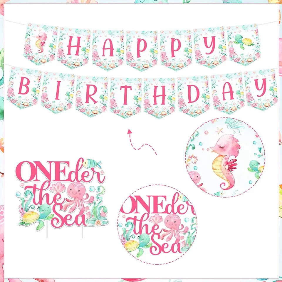 Ocean Odyssey Adventure: Under The Sea 1st Birthday - Party Kit