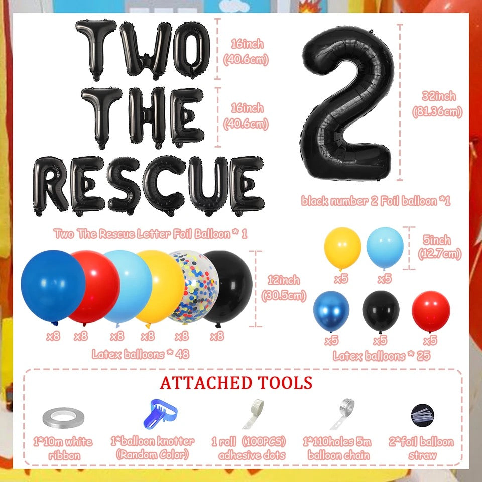 Hero's Parade: 'Two The Rescue' - Party Kit