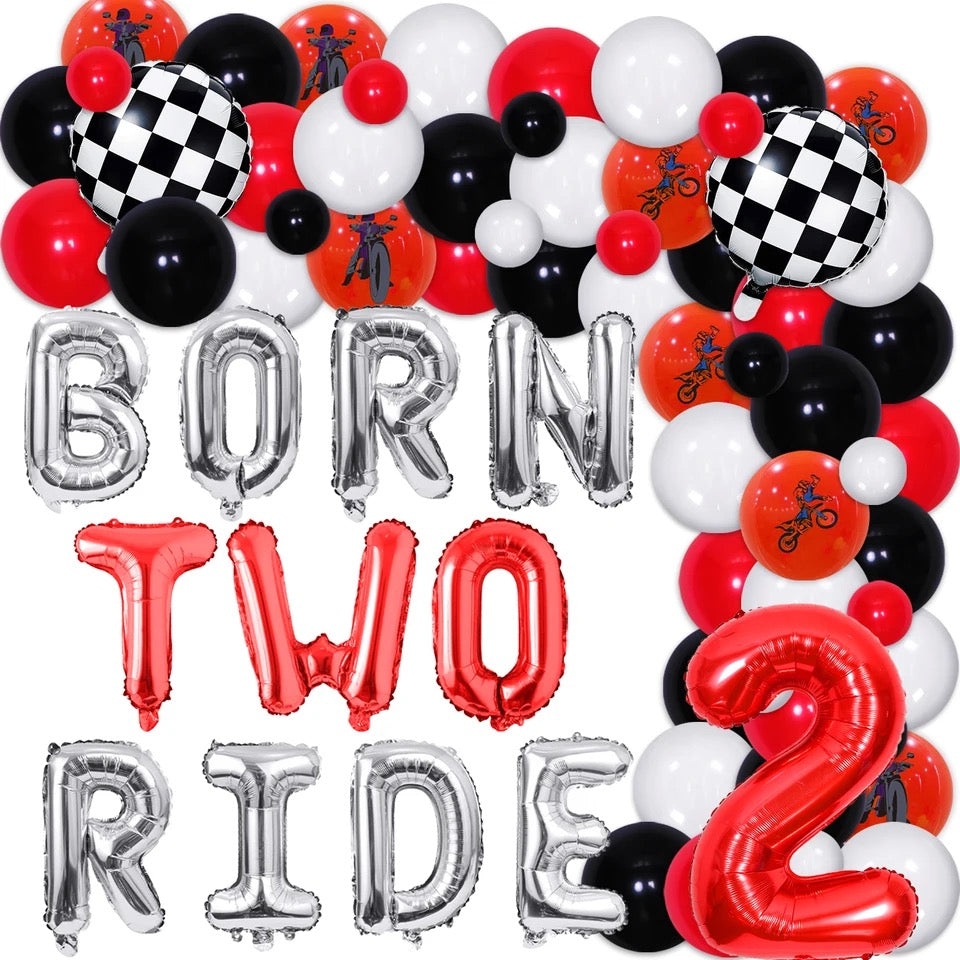 Revv Up Rambler: 'Born to Ride' Motorcycle 2nd Birthday - Party Kit