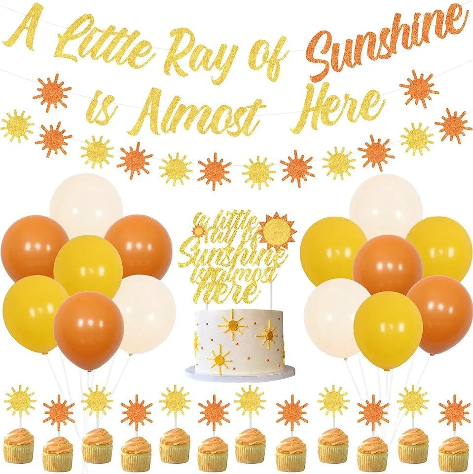 Boho Bliss: Little Ray of Sunshine Baby Shower - Party Kit