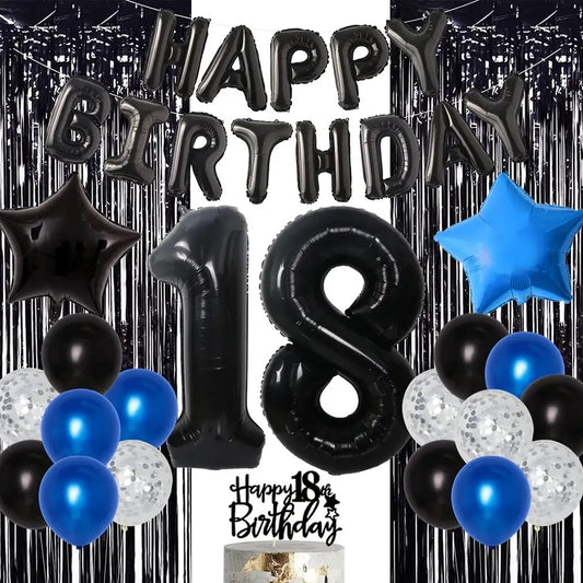 Blue Midnight Majesty: 18th Birthday Bash - Party Kit