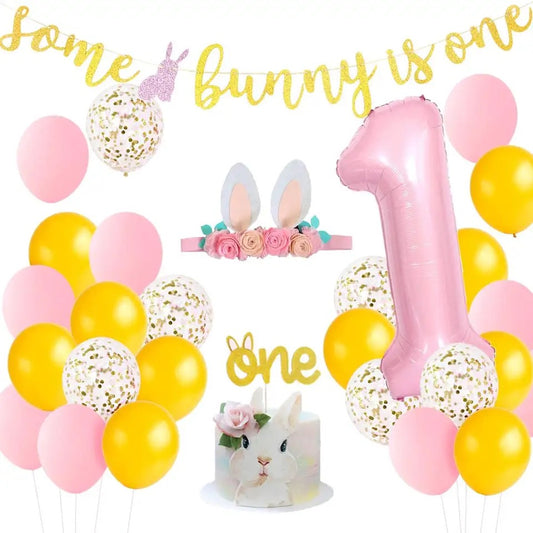 Hoppy Highlights: 'Some Bunny Is One' - Party Kit