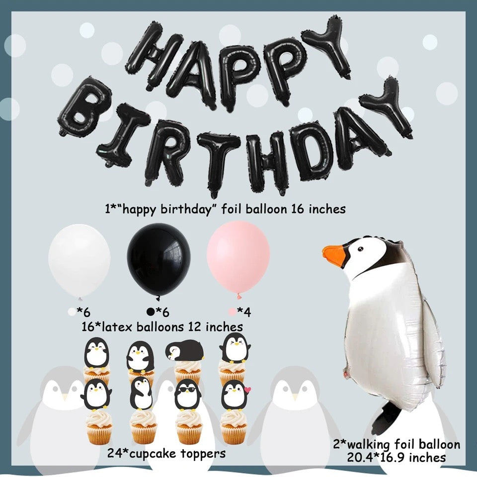 Polar Playtime: 'Chilly Penguin Palooza' - Party Kit