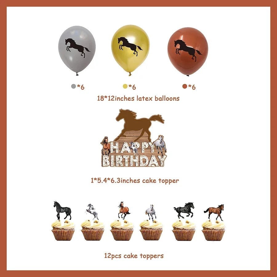 Galloping Gala: Western Cowboy Horse Themed - Party Kit