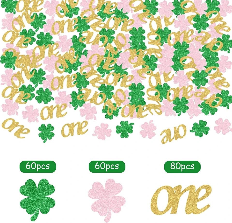 Fortune's Foliage: 'Lucky One' Celebration - Cupcake Toppers