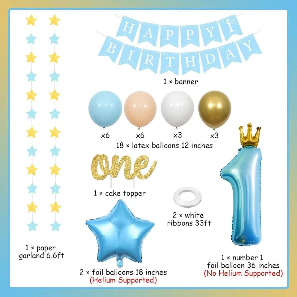 Celestial Celebration: 'Twinkle Star' 1st Birthday Extravaganza - Party Kit