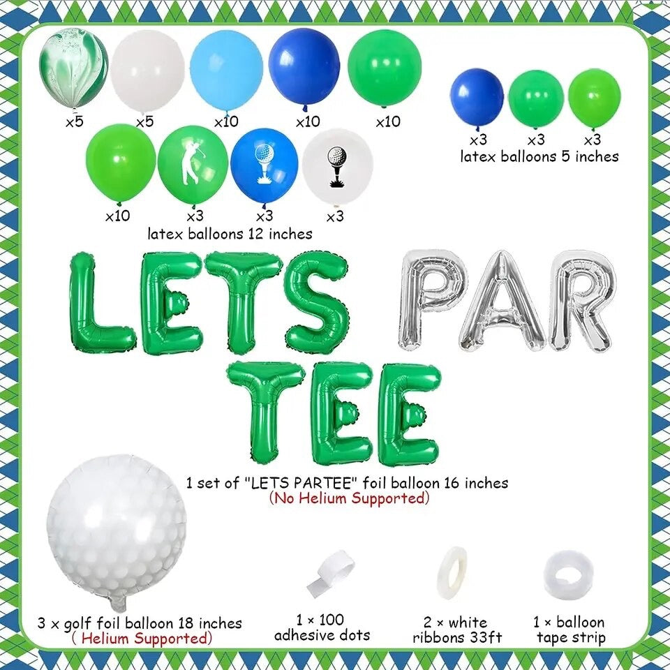 Fairway Fête: 'Let's Partee' Golf Birthday - Party Kit