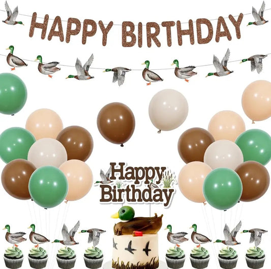 Ducky Delight Celebration: Mallard Duck Birthday - Party Kit