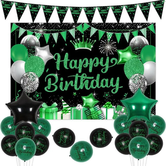 Emerald Elegance: Lush Green Birthday - Party Kit