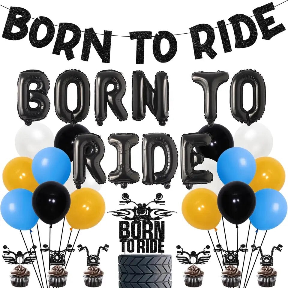 Easy Rider Celebration: Born To Ride Motorcycle - Party Kit