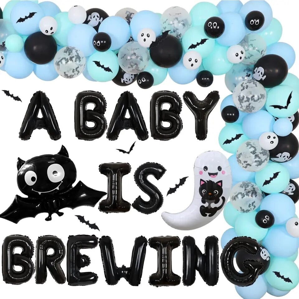 Spooky Soirée: 'A Baby is Brewing' Halloween - Party Kit