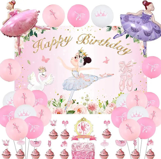 En Pointe Elegance: Ballerina Birthday - Party Kit