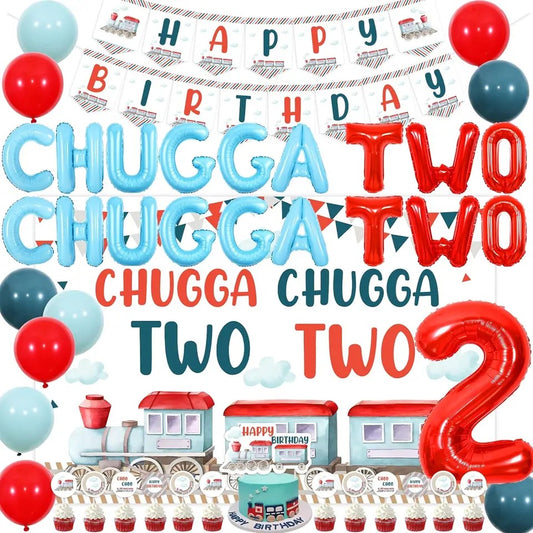 Choo-Choo Charms: 'Chugga Chugga Two Two' Train - Party Kit