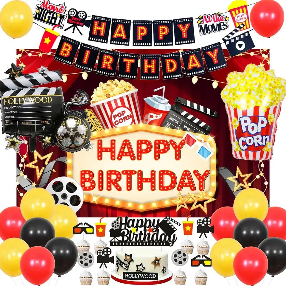 Cinema Spectacular: Movie Night Birthday Bash - Party Kit