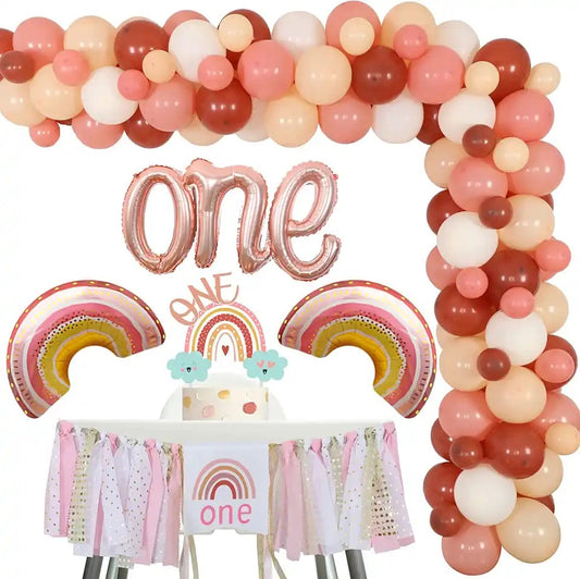 Miss Onederful's Boho Rainbow 1st Birthday - Party Kit