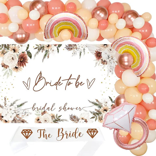 Boho Bliss: 'Bride to Be' Radiance - Party Kit