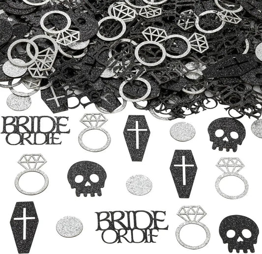 Bride or Die Skulls - Confetti