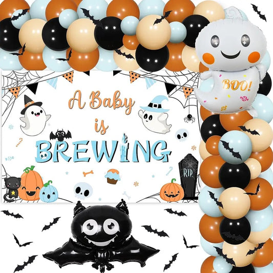 Spooky Soirée: 'A Baby is Brewing' Halloween - Party Kit