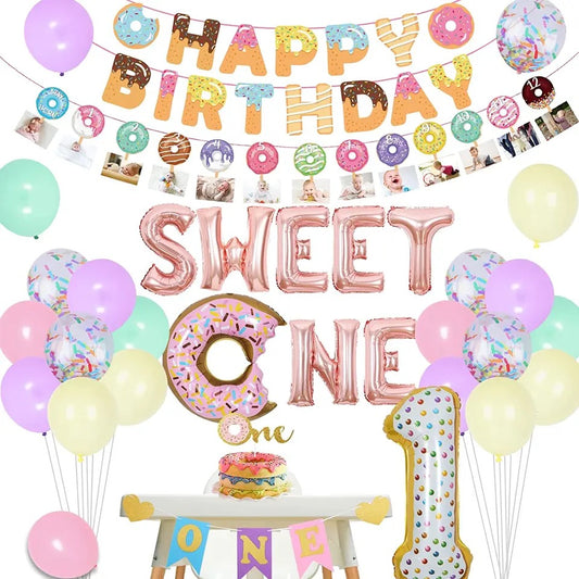 Donut Grow Up So Fast: 'Sweet One' 1st Birthday - Party Kit