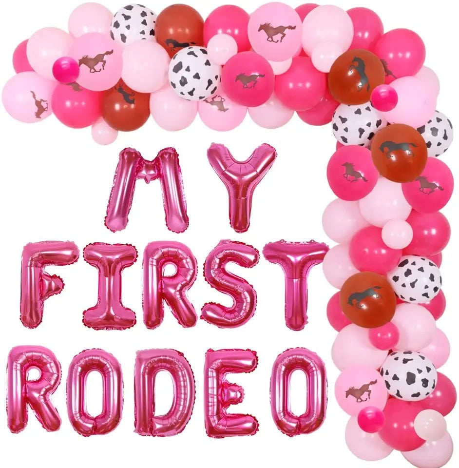 Rustic Cowgirl Charm: 'My First Rodeo' - Party Kit