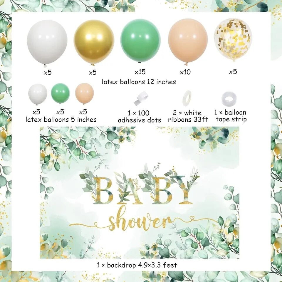 Minty Fresh Reveal: Sage Green Baby Shower - Party Kit