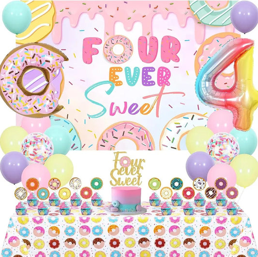 Sprinkle Spectacular: Four Ever Sweet Donut - Party Kit