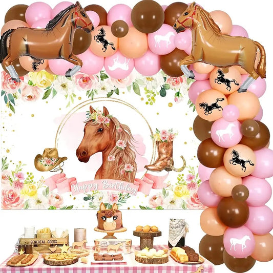 Wild West Hoedown: Cowgirl & Horse Birthday Bonanza - Party Kit