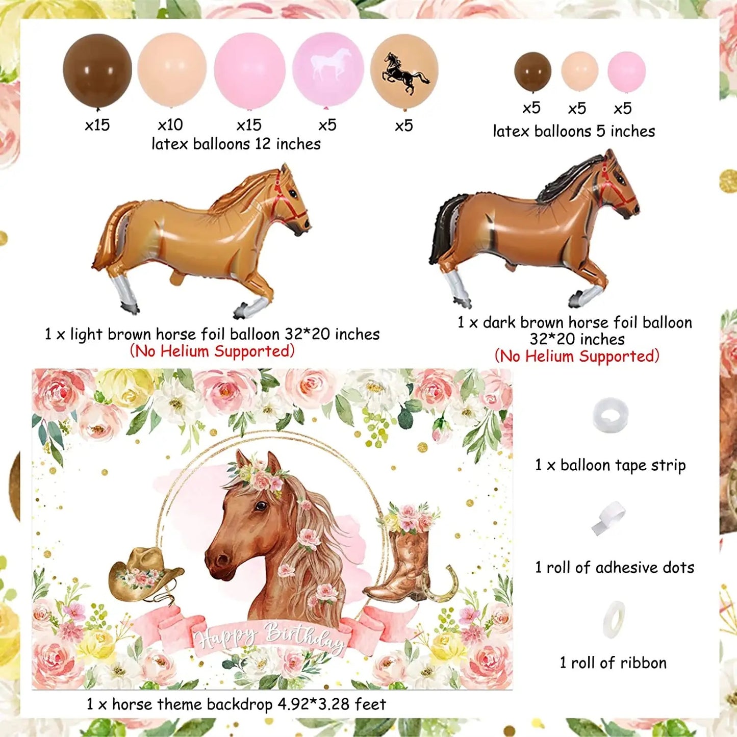 Wild West Hoedown: Cowgirl & Horse Birthday Bonanza - Party Kit