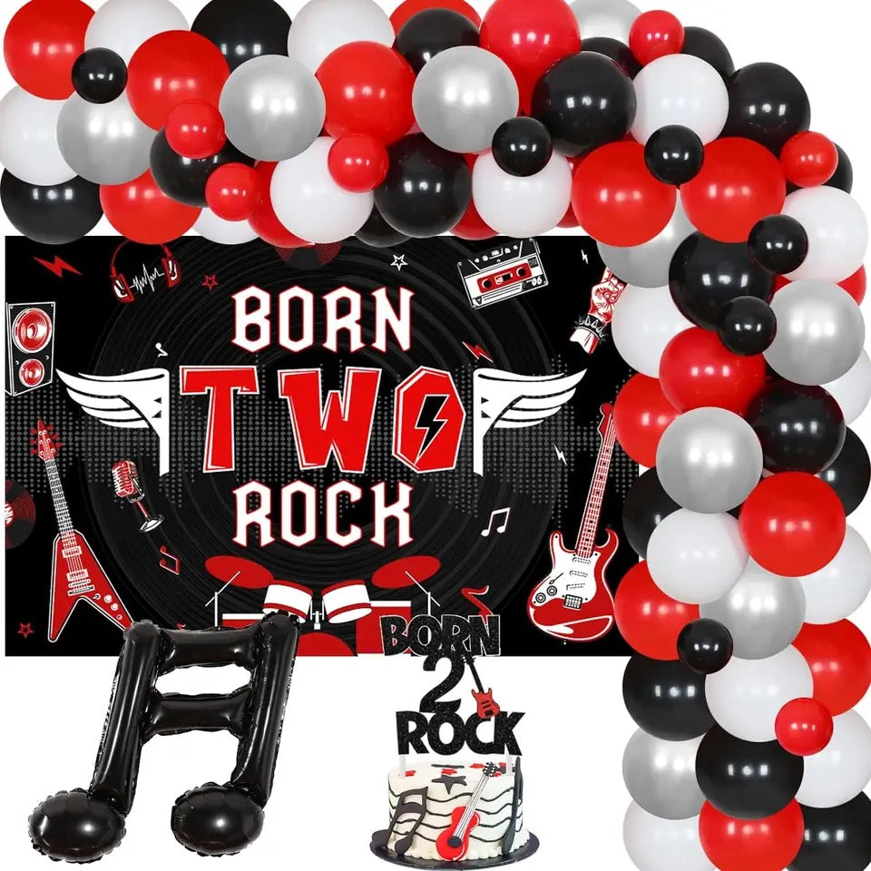 Born Two Rock 2nd Birthday Bash - Party Kit