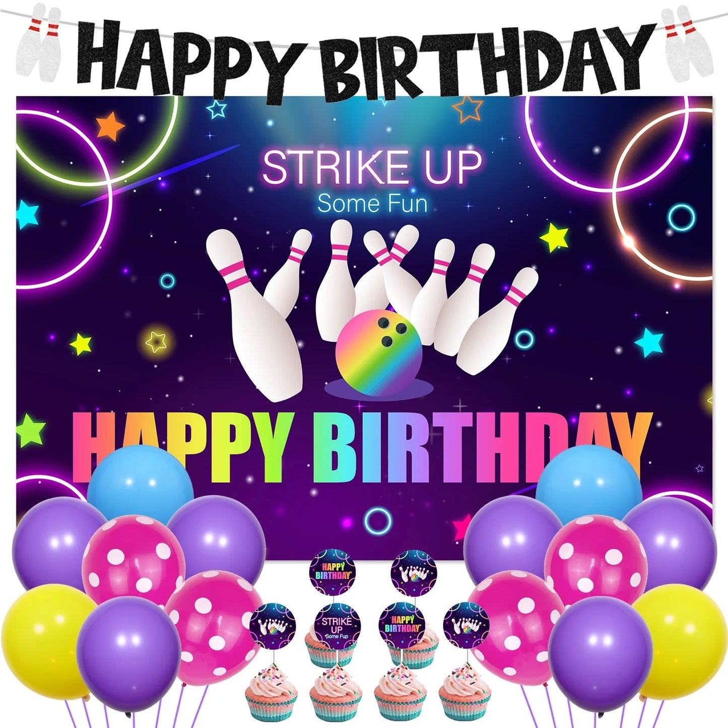 Strike! Bowling Bonanza Birthday - Party Kit